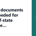 What documents are needed for out-of-state vehicle registration?